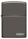 Зажигалка Zippo Classic с покрытием Black Ice®, латунь/сталь, чёрная, глянцевая, 36х12х56 мм