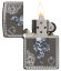 Зажигалка ZIPPO Armor® с покрытием Black Ice®, латунь/сталь, чёрная, глянцевая, 37х13x58 мм