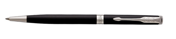 Тонкая шариковая ручка Parker ESSENTIAL Sonnet Matte Black CT с гравировкой