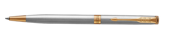 Тонкая шариковая ручка Parker ESSENTIAL Sonnet Stainless Steel GT с гравировкой