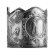Подстаканник "Зимние виды спорта Биатлон" никелированный с чернением НБС74208/1 с гравировкой