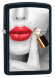 Зажигалка ZIPPO Classic с покрытием Black Matte, латунь/сталь, чёрная, матовая, 36x12x56 мм