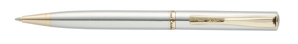 Ручка шариковая Pierre Cardin ECO, цвет - стальной. Упакровка Е с гравировкой