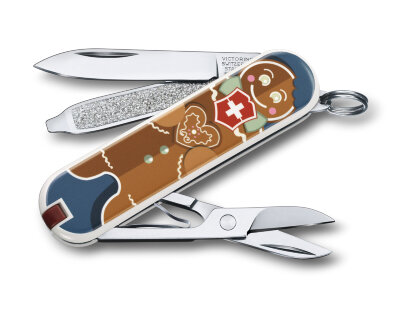 Нож-брелок VICTORINOX Classic &quot;Gingerbread Love&quot; 0.6223.L1909