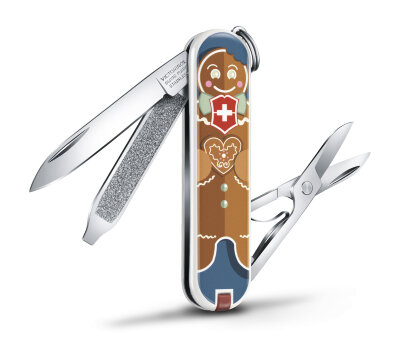 Нож-брелок VICTORINOX Classic &quot;Gingerbread Love&quot; 0.6223.L1909