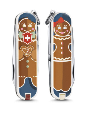 Нож-брелок VICTORINOX Classic &quot;Gingerbread Love&quot; 0.6223.L1909
