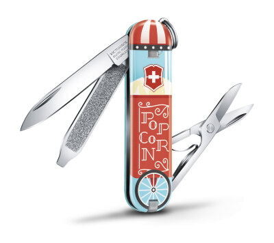 Нож-брелок VICTORINOX Classic &quot;Let It Pop!&quot; 0.6223.L1910