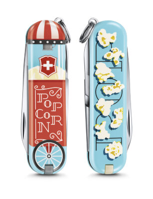 Нож-брелок VICTORINOX Classic &quot;Let It Pop!&quot; 0.6223.L1910