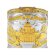 Подстаканник никелированный с позолотой "Санкт-Петербург (Триумфальная) (2)" С18708/224 с гравировкой