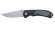 Нож складной Stinger, 85 мм (серебр.), рукоять: сталь/пластик (зелено-черный), с клипом,короб.картон