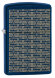 Зажигалка Zippo Classic с покрытием Navy Blue Matte, латунь/сталь, синяя, матовая, 36x12x56 мм
