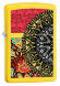 Зажигалка Zippo Classic с покрытием Lemon™, латунь/сталь, жёлтая, матовая, 36x12x56 мм