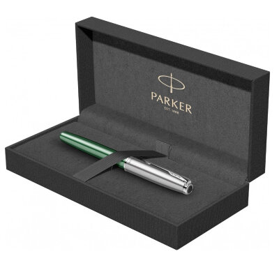 Ручка-роллер Parker Sonnet Essentials Green SB Steel CT 2169364