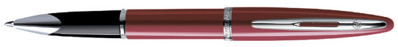 Роллерная ручка Waterman Carene Glossy Red Lacquer ST, стержень: тонкий черный