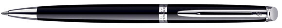 Шариковая ручка Waterman Hemisphere Essential Black CT. Корпус и колпачок - лаковые S0920570 с гравировкой