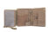 Бумажник KLONDIKE «Wayne Bear», натуральная кожа в коричневом цвете, 10,5 х 12,5 см