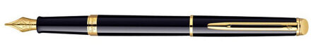 Перьевая ручка Waterman Hemisphere Essential Black GT. Перо - позолота 23К в Москве, фото 32