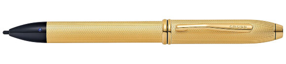 Стилус-ручка Cross Townsend E-Stylus с электронным кончиком. Цвет - золотистый. с гравировкой