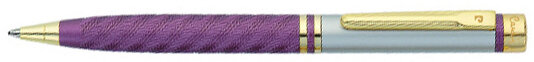 Ручка шариковая Pierre Cardin GAMME. Цвет - лиловый. Упаковка Е-1