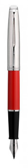 Перьевая ручка Embleme RED CT перо тонко (F) в подарочной коробке