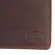 Бумажник KLONDIKE DIGGER «Angus», натуральная кожа в темно-коричневом цвете, 12 х 9 x 2,5 см с гравировкой