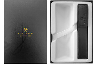 Набор Cross: черный чехол для ручки в коробке с местом под ручку