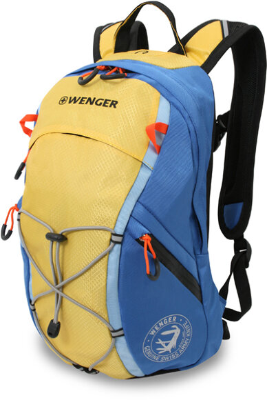 Рюкзак WENGER, жёлтый/синий, полиэстер, 42x30x57 см, 14 л