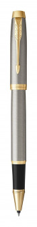 Подарочный набор: Ручка роллер Parker IM Metal Core Brushed Metal GT 193349_41663
