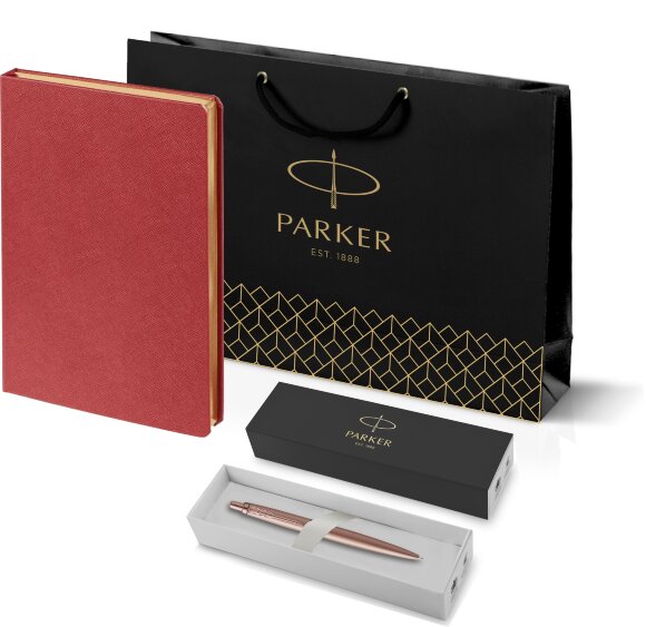 Подарочный набор Parker: Ручка Parker Jotter XL SE20 Monochrome Pink Gold и Ежедневник 212_11105502755