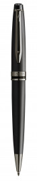 Ручка шариковаяWatermanExpert Black, цвет чернил Mblue, в подарочной упаковке с гравировкой