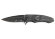 Нож складной Stinger, 82 мм (чёрный), рукоять: сталь (чёрный с медведем), картонная коробка