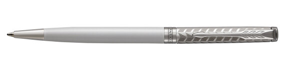 Тонкая шариковая ручка Parker Sonnet Metal & Pearl Lacquer PT с гравировкой