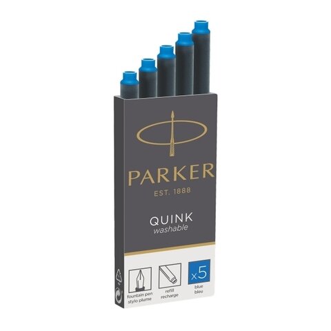 Картридж Washable Blue для Перьевой Ручки Parker Quink 1950383