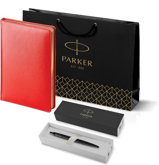 Подарочный набор Parker: Шариковая Ручка Parker Jotter XL SE20 Monochrome и Ежедневник 212_3_128082753