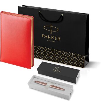 Подарочный набор Parker: Ручка Parker Jotter XL SE20 Monochrome Pink Gold и Ежедневник 212_3_128082755