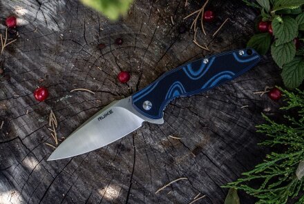 Пример: Нож Ruike Fang P105 черно-синий
