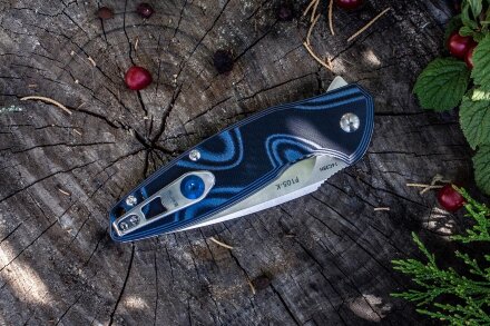 Купить: Нож Ruike Fang P105 черно-синий