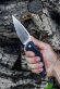 Нож Ruike Fang P105 черно-синий с гравировкой