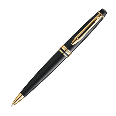 Шариковая ручка Waterman Expert Black GT S0701280, S0951700