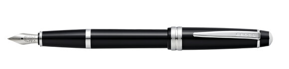 Перьевая ручка Cross Bailey Light Black, перо среднее M с гравировкой