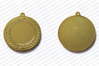 Медаль «Наградная Сувенирная Веточки по краям 40 мм»