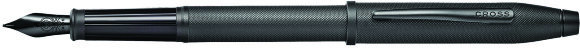 Перьевая ручка Cross Century II Black Micro Knurl, перо F с гравировкой