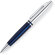 Шариковая ручка Cross Calais. Цвет - синий + серебристый. с гравировкой