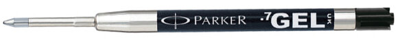 Стержень гелевый для шариковой ручки, 0.7 мм, черный (упакованы по 1 шт в блистер)