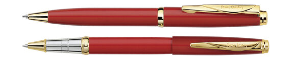 Набор Pierre Cardin PEN&PEN: ручка шариковая + роллер. Цвет - красный.Упаковка Е.
