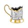 Набор для чая никелированный с позолотой "Зимние виды спорта Биатлон" НБС12708/1