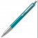 Шариковая ручка Parker Vector Standard K01, цвет: BLUE GREEN с гравировкой
