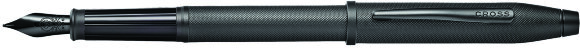 Перьевая ручка Cross Century II Black Micro Knurl, перо M с гравировкой