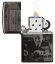 Зажигалка Zippo George Blaisdell с покрытием Black Ice®, латунь/сталь, чёрная, 36х12х56 мм