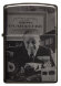 Зажигалка Zippo George Blaisdell с покрытием Black Ice®, латунь/сталь, чёрная, 36х12х56 мм